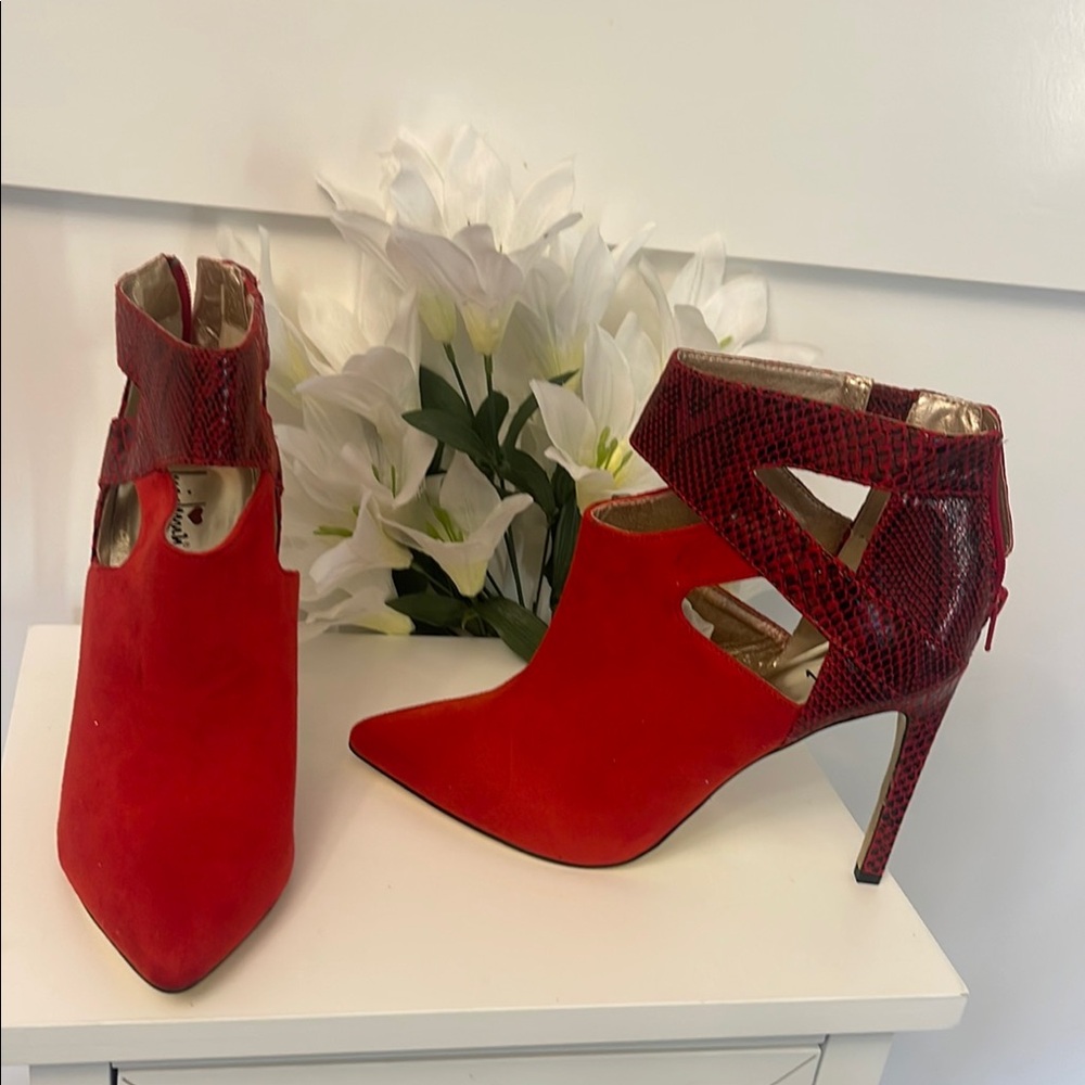 Elegant Red Stiletto Heels